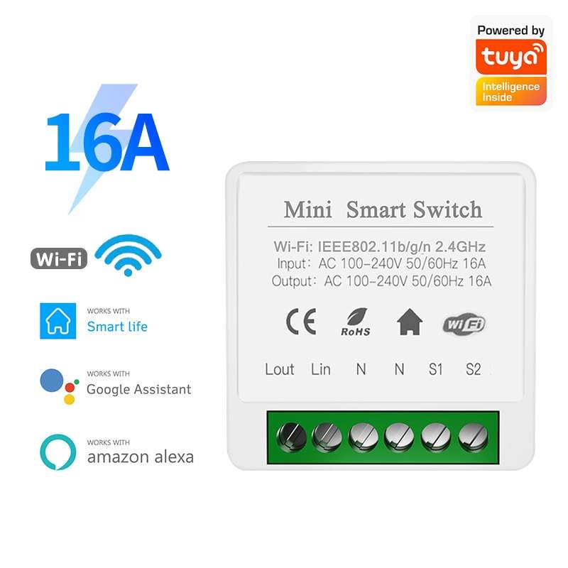 TUYA Smart Switch WiFi 16A mod